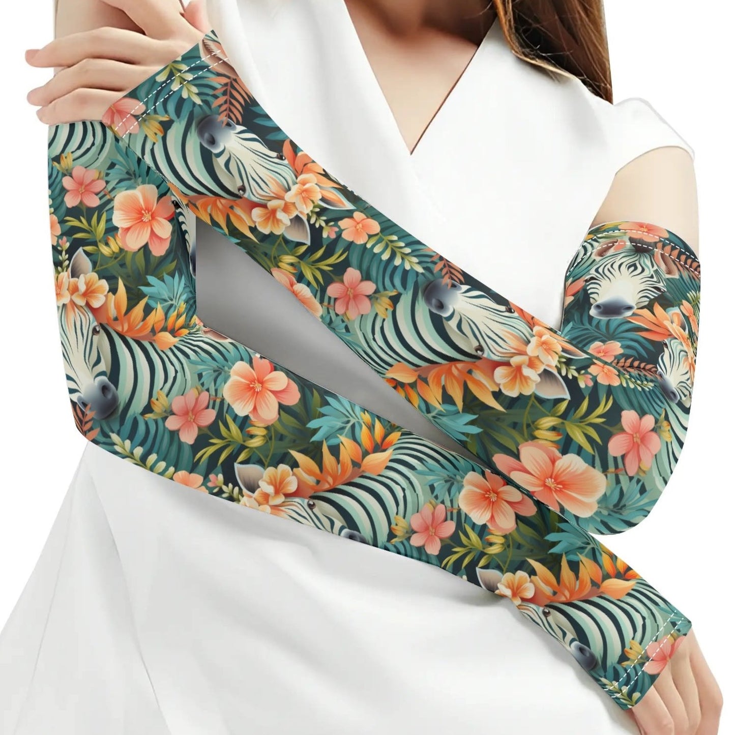 Tropics - Cooling Arm Sleeves Arm Cover for UV Sun Protection Gifts