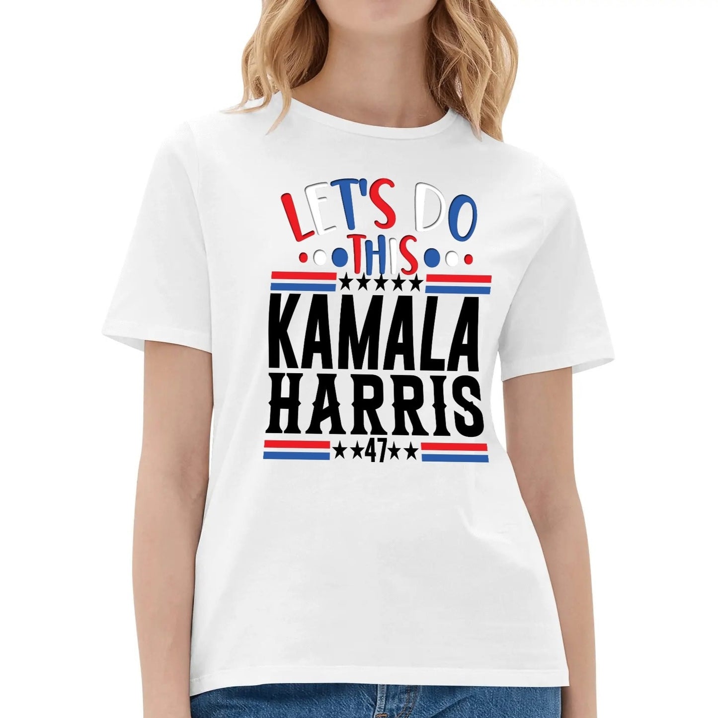 Let's Do This - Kamala Harris 47 - Women's Super Soft 100% Cotton T-Shirts