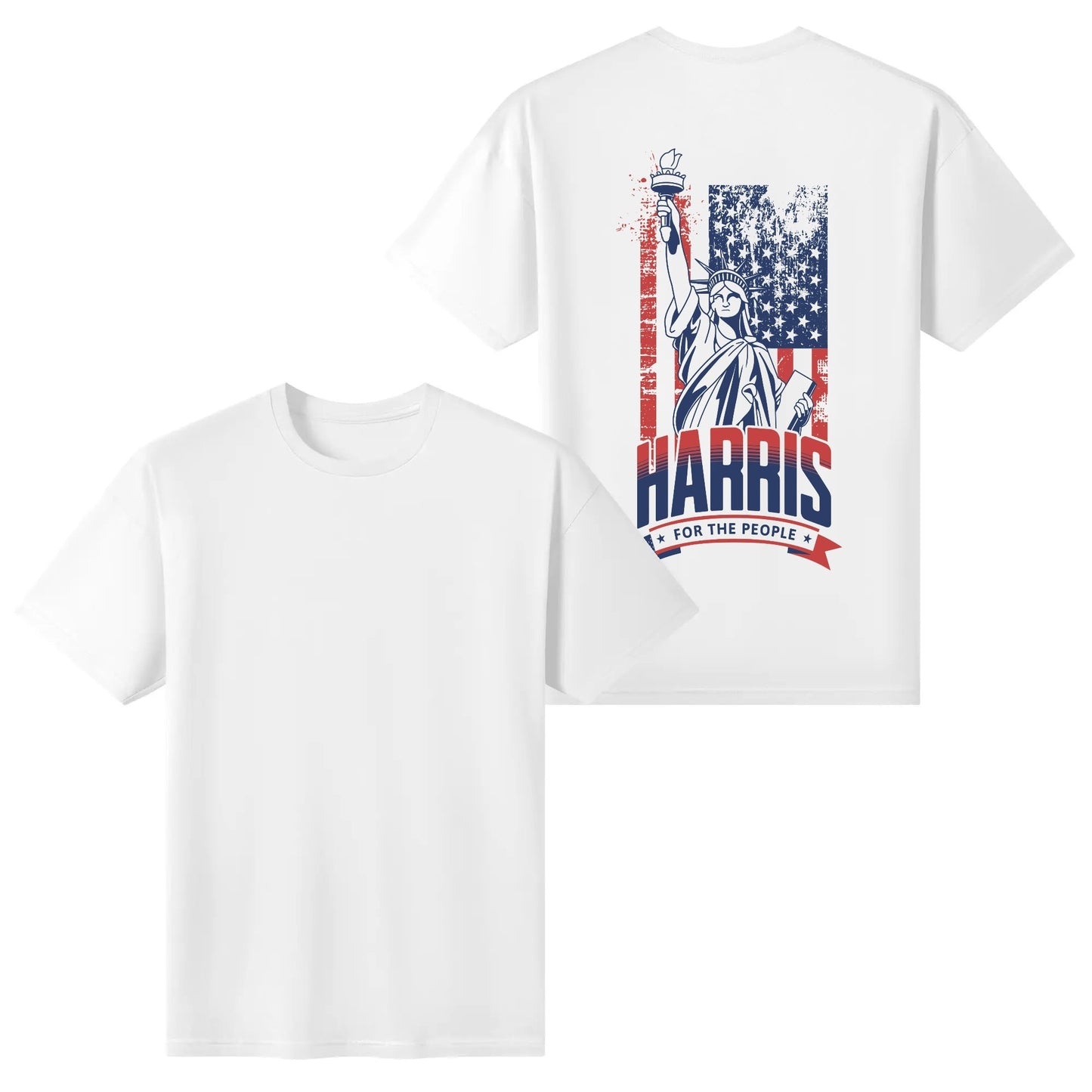 Retro Harris For The People - Womens Super Soft 100% Cotton T-Shirts