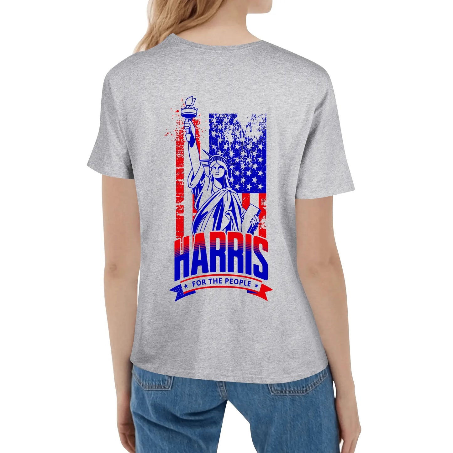 Retro Harris For The People - Womens Super Soft 100% Cotton T-Shirts