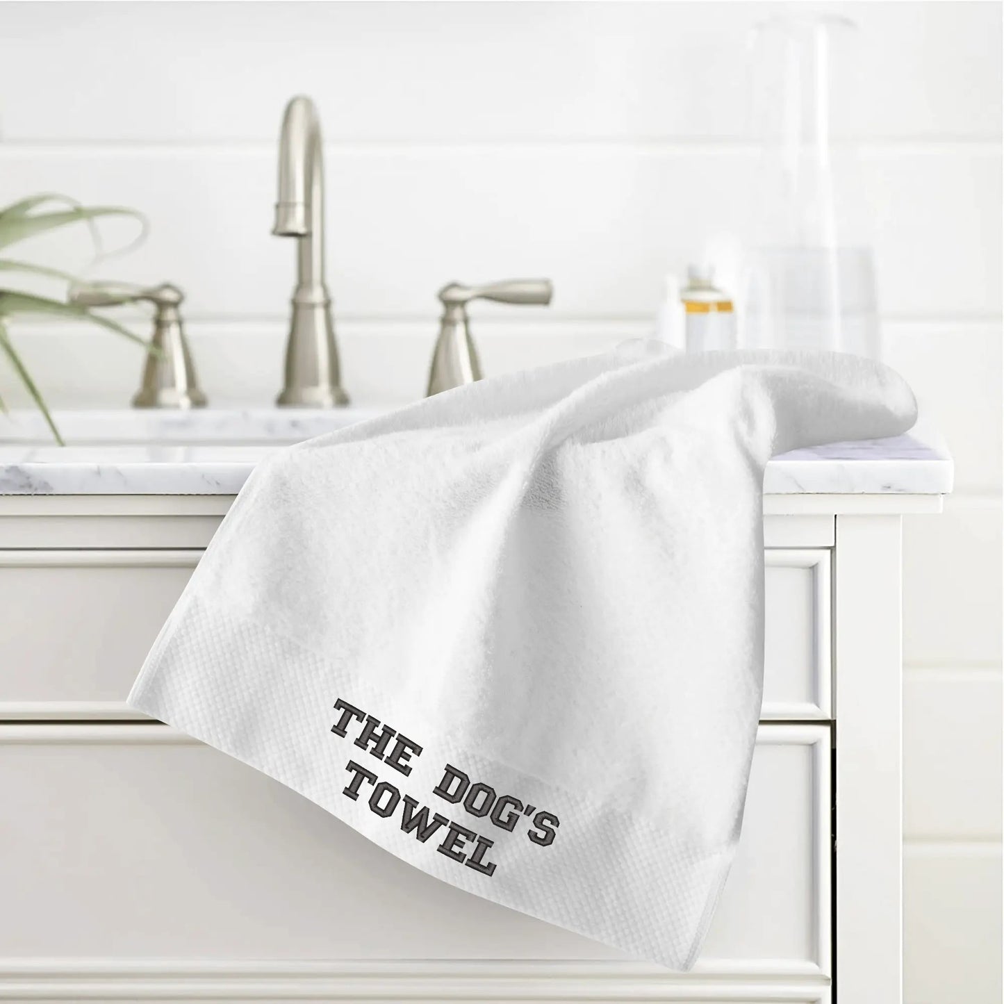 The Dogs Towel - Embroidered Long Size Towel