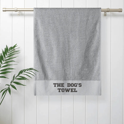 The Dogs Towel - Embroidered Long Size Towel