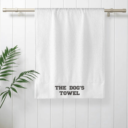 The Dogs Towel - Embroidered Long Size Towel