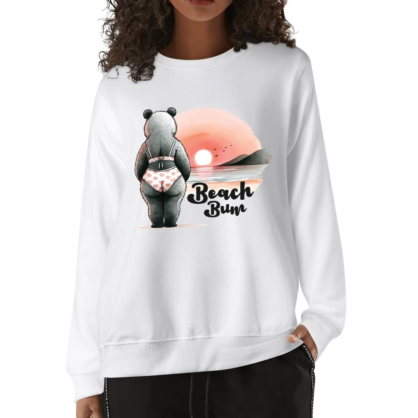 Cheeky Beach Bum - Unisex Soft 100% Cotton Sweatshirt