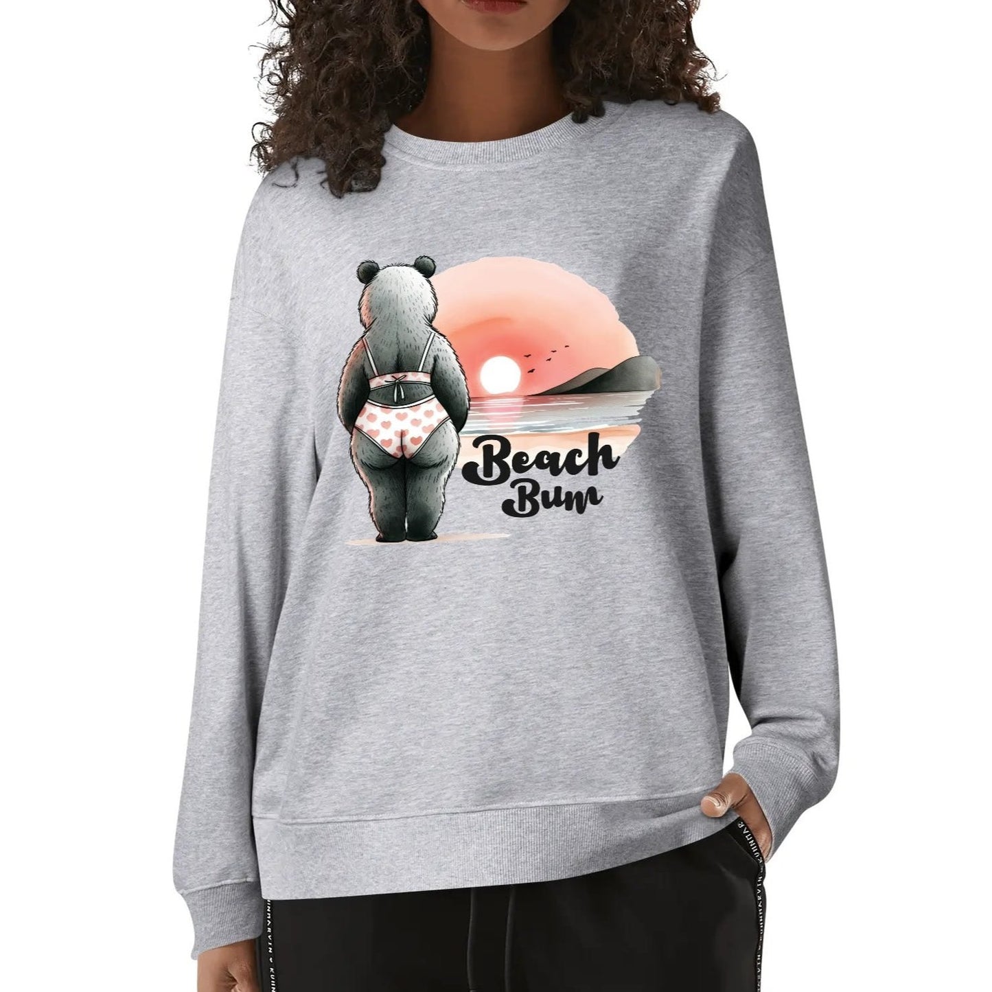 Cheeky Beach Bum - Unisex Soft 100% Cotton Sweatshirt