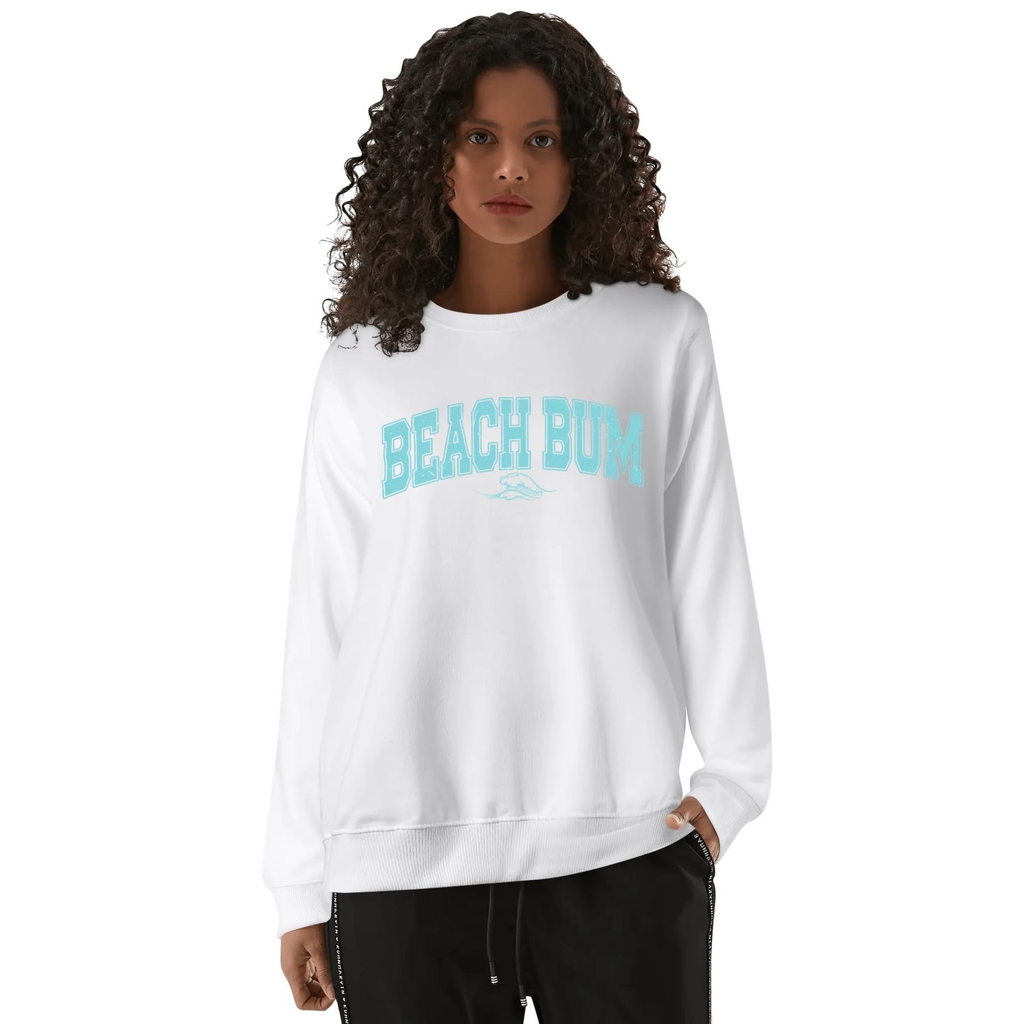 College Beach Bum - Unisex Soft 100% Cotton Sweatshirt