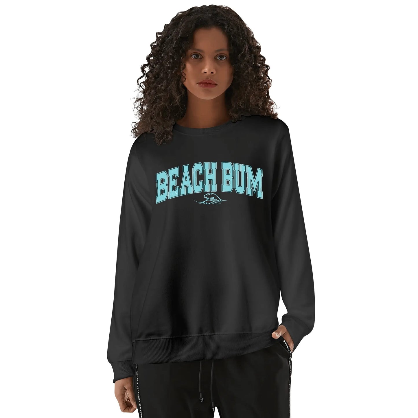 College Beach Bum - Unisex Soft 100% Cotton Sweatshirt