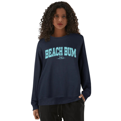 College Beach Bum - Unisex Soft 100% Cotton Sweatshirt