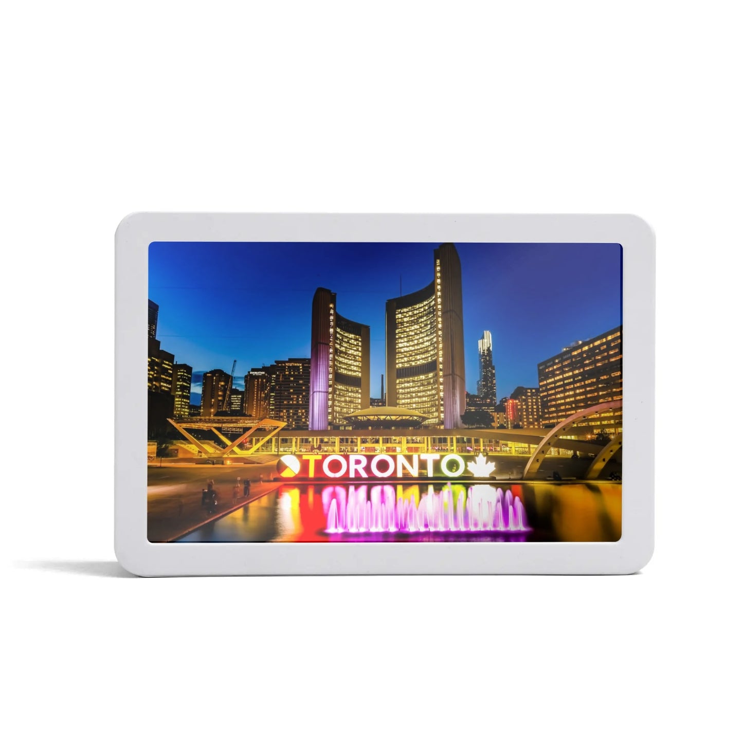 Toronto, ON by Night -  Rectangle LED Mirror Light