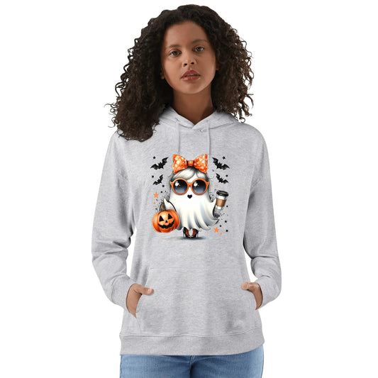 Boojie Halloween Ghost - Unisex Soft 100% Cotton Hoodie