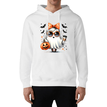 Boojie Halloween Ghost - Unisex Soft 100% Cotton Hoodie - Cute Spooky Season Essential