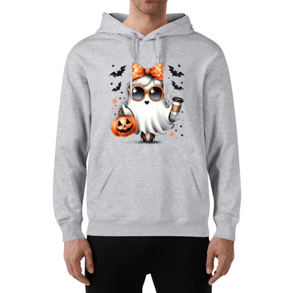 Boojie Halloween Ghost - Unisex Soft 100% Cotton Hoodie - Cute Spooky Season Essential