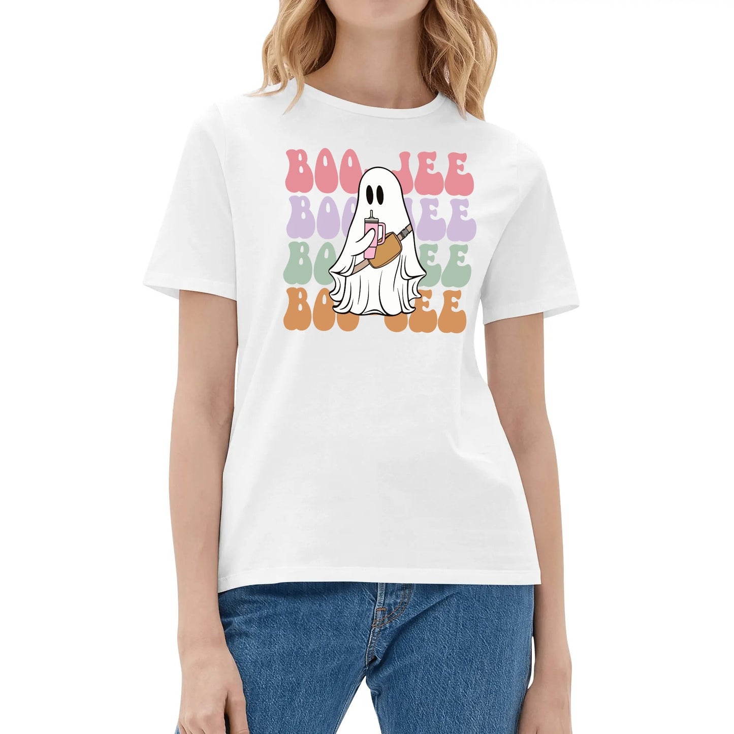 BOOJEE Halloween Tee - Womens Super Soft 100% Cotton T-Shirts