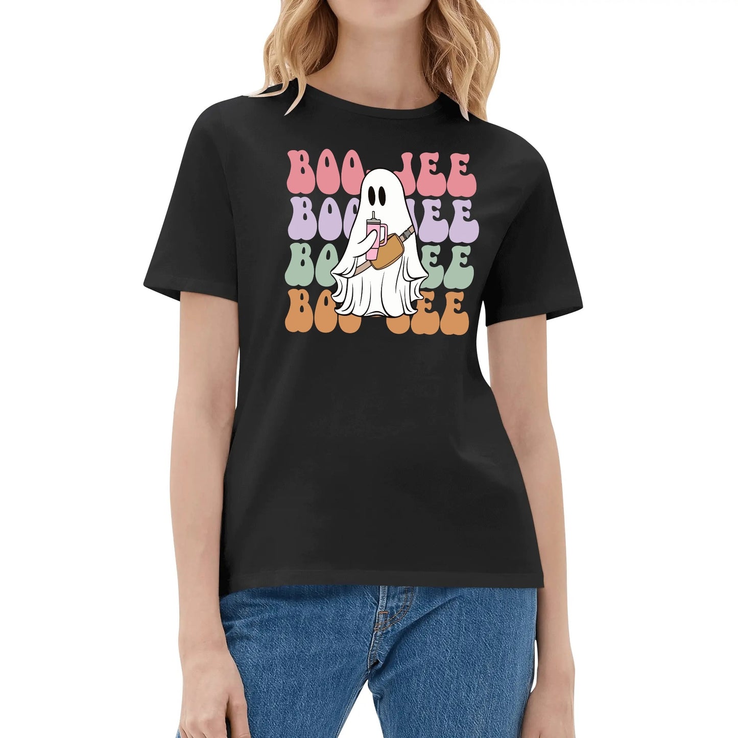 BOOJEE Halloween Tee - Womens Super Soft 100% Cotton T-Shirts