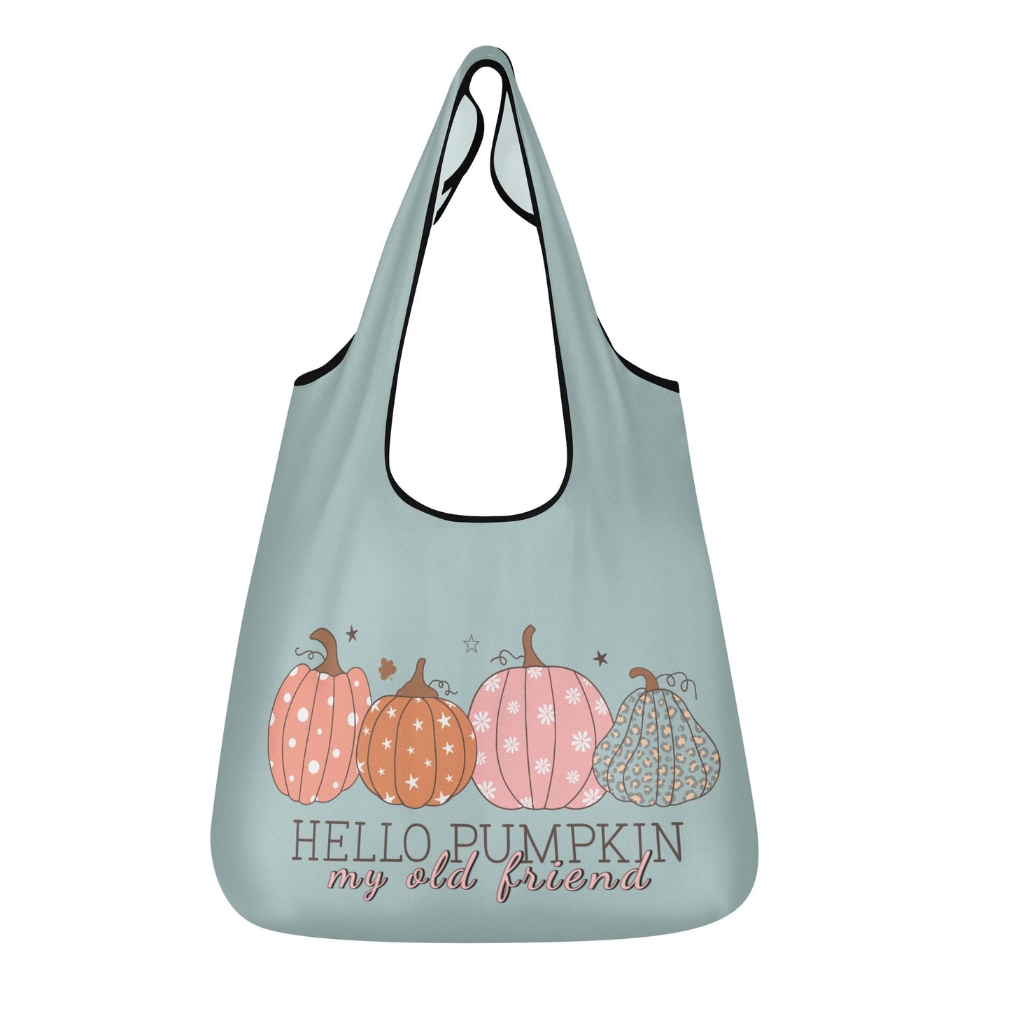 Hello Pumpkin My Old Friend - 3 Pack of Grocery Bags to Celebrate Fall!