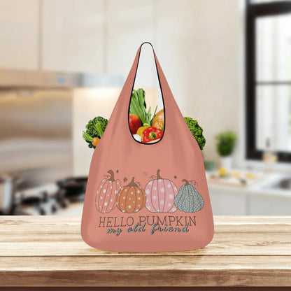 Hello Pumpkin My Old Friend - 3 Pack of Grocery Bags to Celebrate Fall!