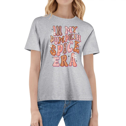 In My Pumpkin Spice Era - Womens Super Soft 100% Cotton T-Shirt