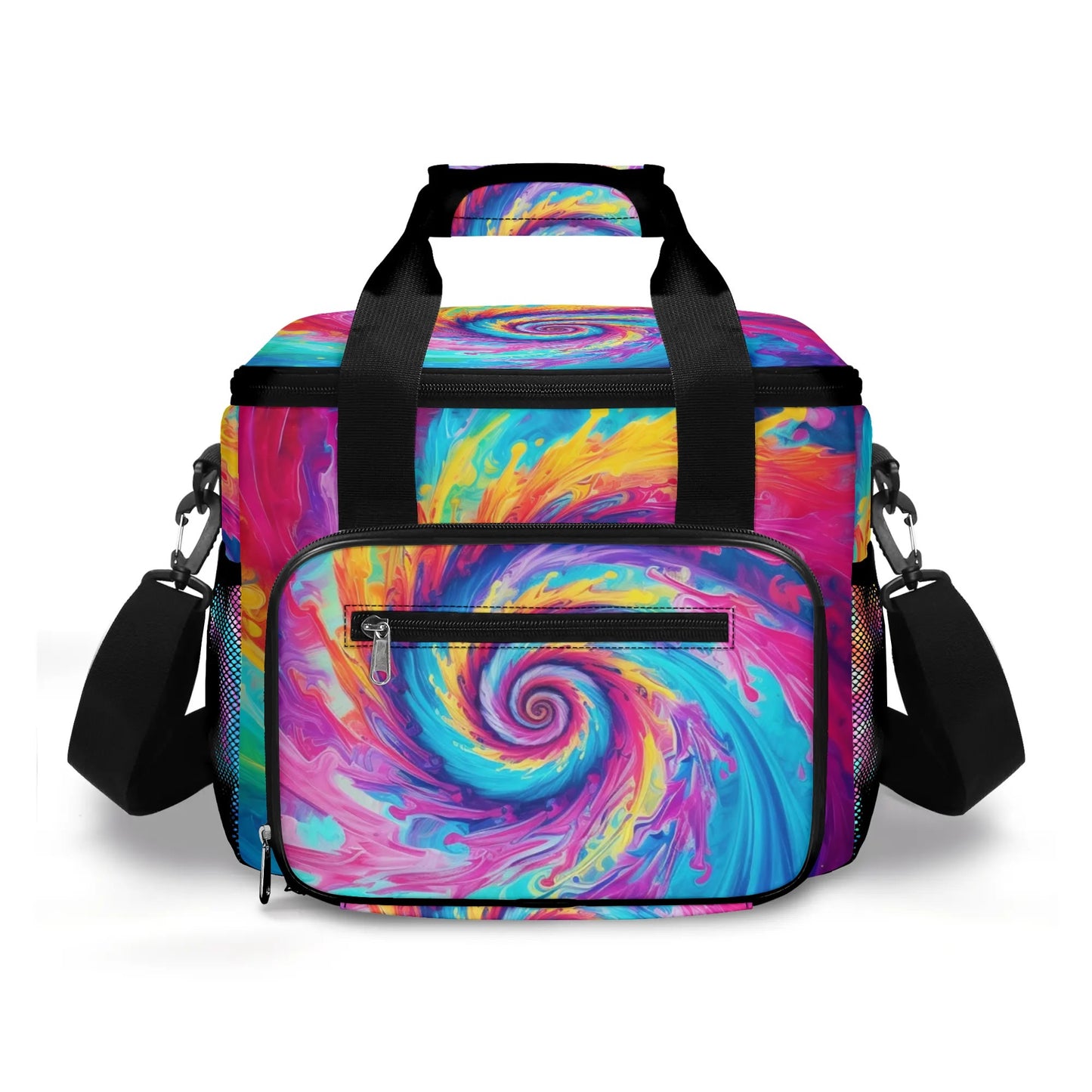 Rainbow Tie-Dye - Insulated Picnic Bag Leakproof Cooler Bag Lunch Box