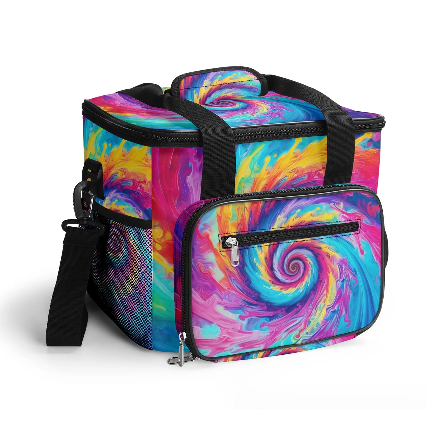 Rainbow Tie-Dye - Insulated Picnic Bag Leakproof Cooler Bag Lunch Box