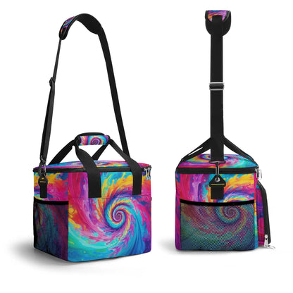 Rainbow Tie-Dye - Insulated Picnic Bag Leakproof Cooler Bag Lunch Box