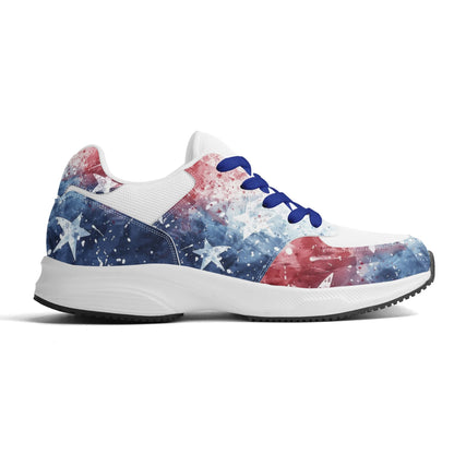 USA Abstract Runners - Adult Lightweight Low Top Mesh and PU Athletic Fashion Shoes