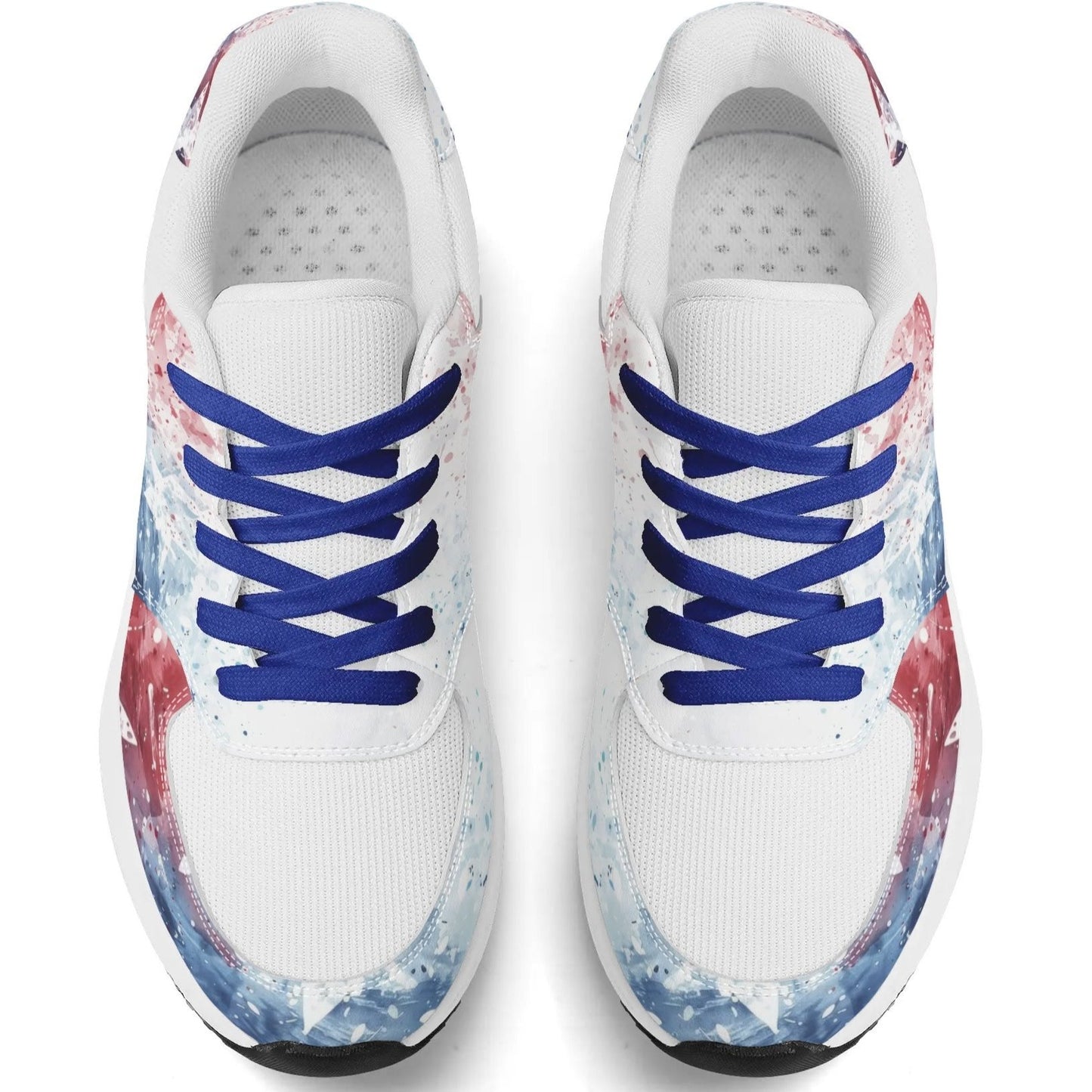 USA Abstract Runners - Adult Lightweight Low Top Mesh and PU Athletic Fashion Shoes