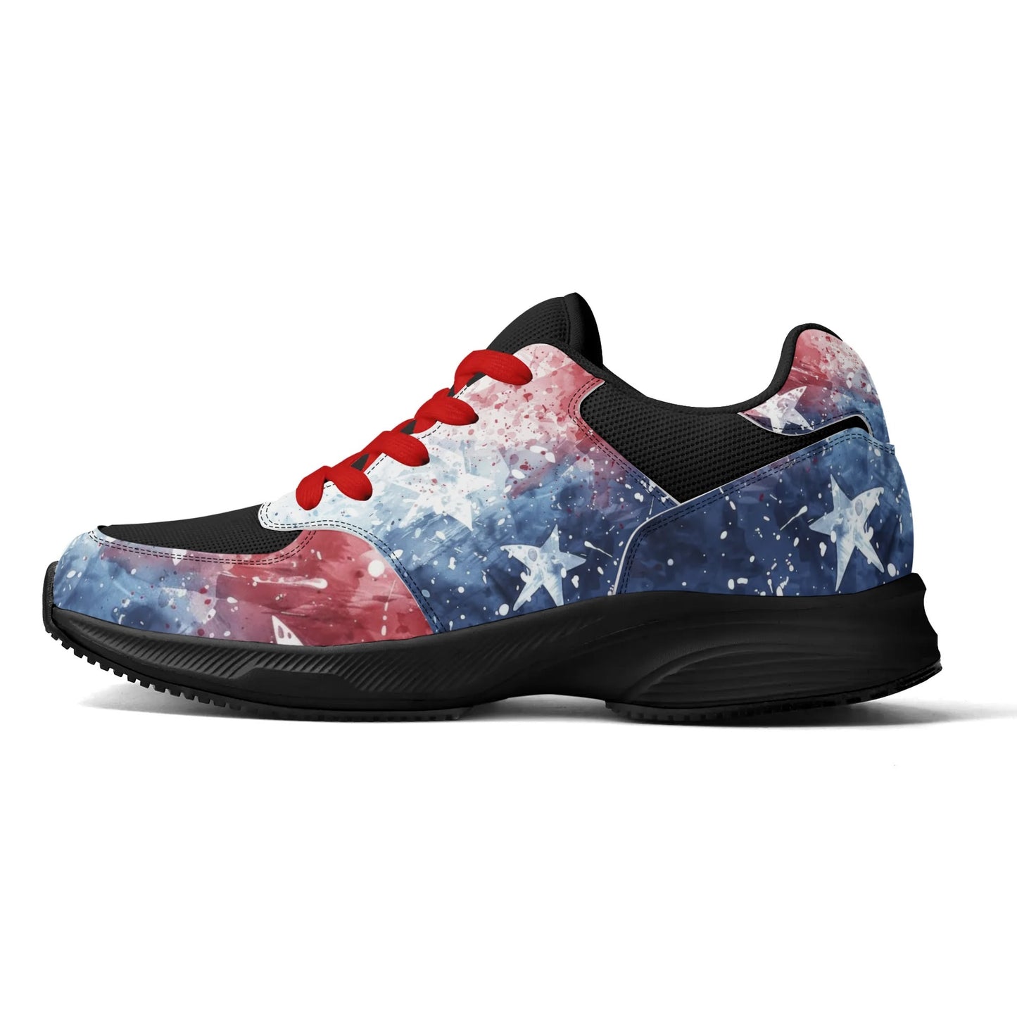 USA Abstract Runners - Adult Lightweight Low Top Mesh and PU Athletic Fashion Shoes