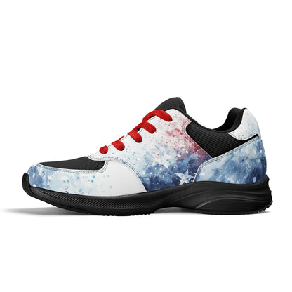 USA Abstract Runners - Adult Lightweight Low Top Mesh and PU Athletic Fashion Shoes