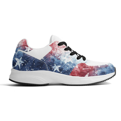 USA Abstract Runners - Adult Lightweight Low Top Mesh and PU Athletic Fashion Shoes