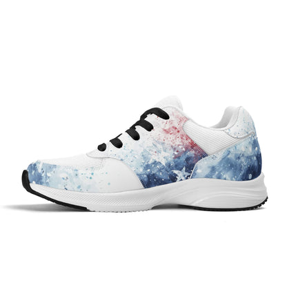 USA Abstract Runners - Adult Lightweight Low Top Mesh and PU Athletic Fashion Shoes