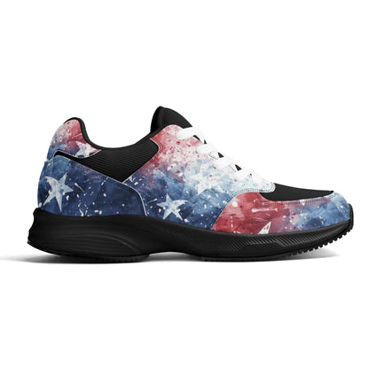 USA Abstract Runners - Adult Lightweight Low Top Mesh and PU Athletic Fashion Shoes