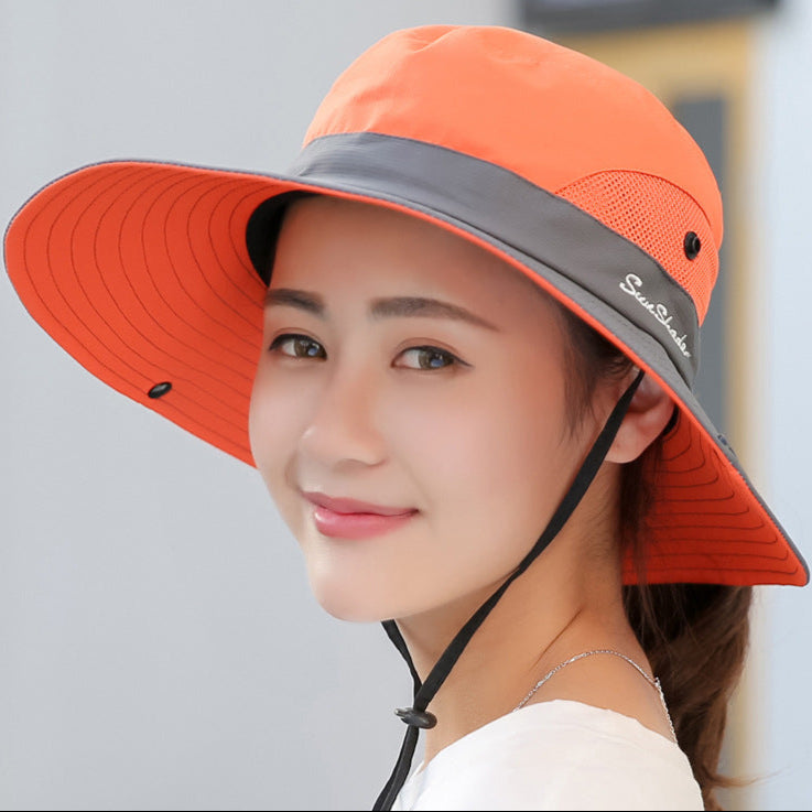 Orange Mountaineering Ponytail Hat
