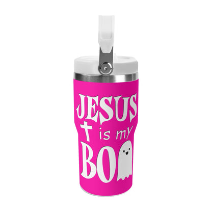 Jesus Is My Boo - 20oz Stainless Steel Water Bottle Coffee Mug Tumblers for Vehicle Cup Holders - Dishwasher Safe!