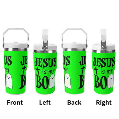 Jesus Is My Boo - 20oz Stainless Steel Water Bottle Coffee Mug Tumblers for Vehicle Cup Holders - Dishwasher Safe!