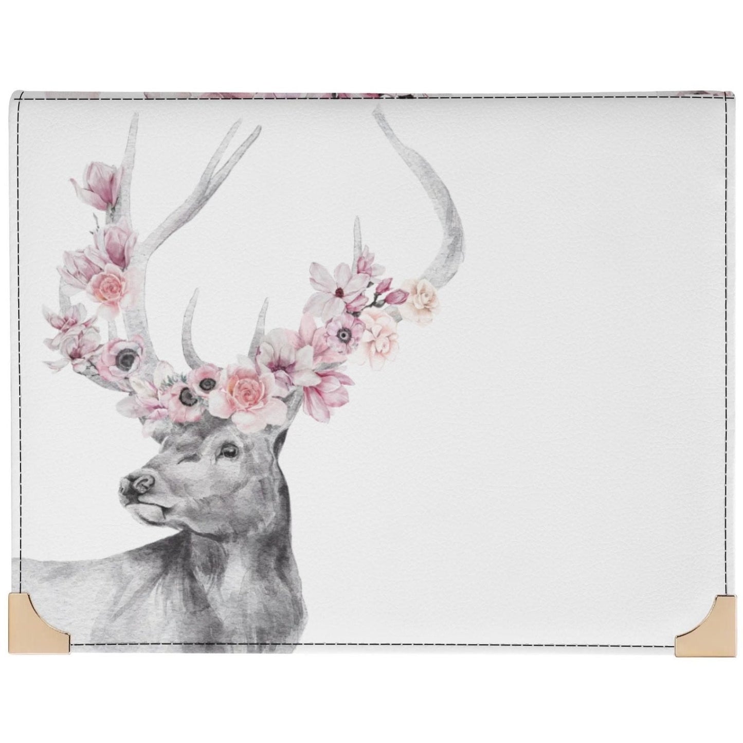 Floral Elk - Handbag Book Cover Crossbody Bag for Literary Lovers