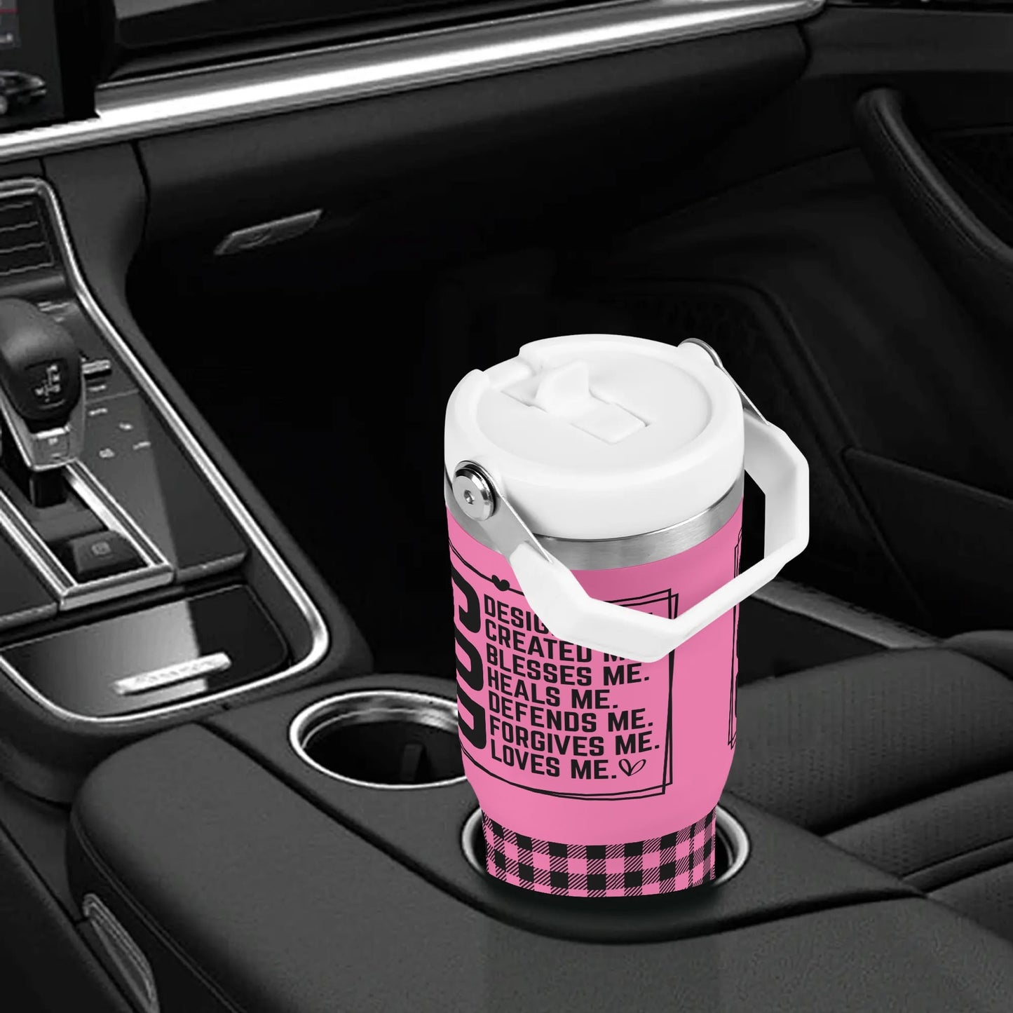 God Loves Me - 30oz Stainless Steel Tumblers Coffee Cup Suitable for Vehicle Cup Holders - Dishwasher Safe