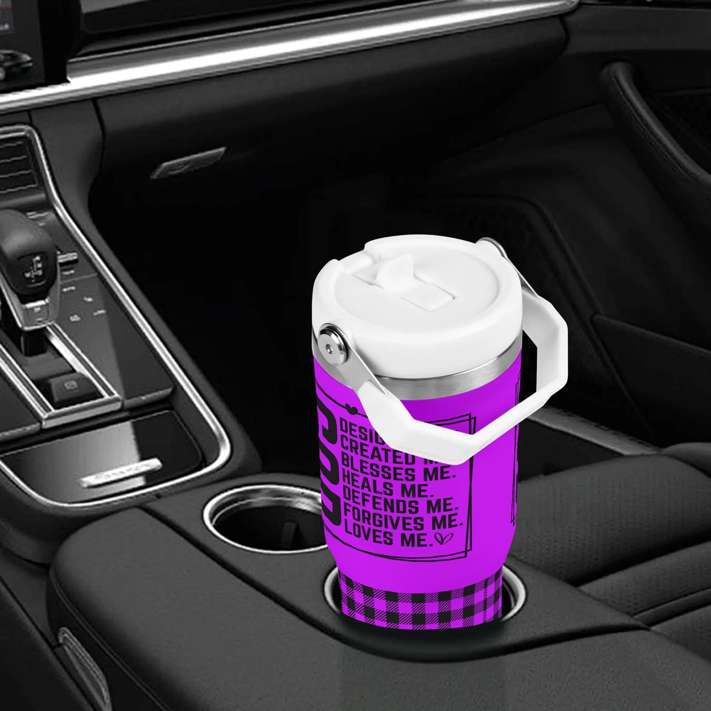 God Loves Me - 30oz Stainless Steel Tumblers Coffee Cup Suitable for Vehicle Cup Holders - Dishwasher Safe