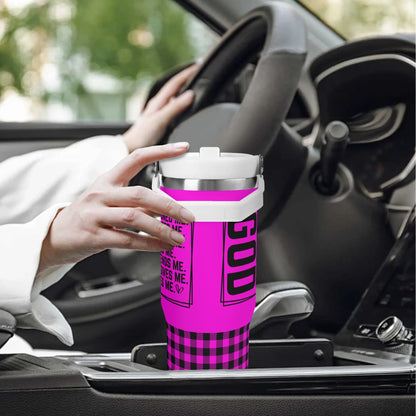 God Loves Me - 30oz Stainless Steel Tumblers Coffee Cup Suitable for Vehicle Cup Holders - Dishwasher Safe