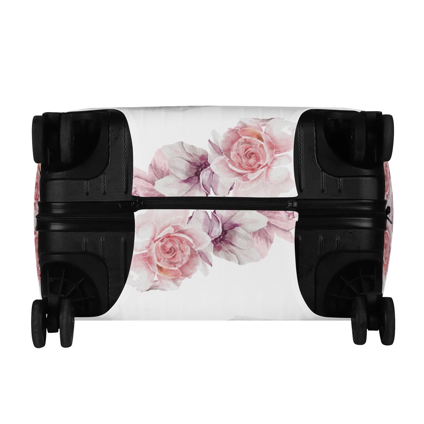 Floral Elk - Polyester Luggage Cover