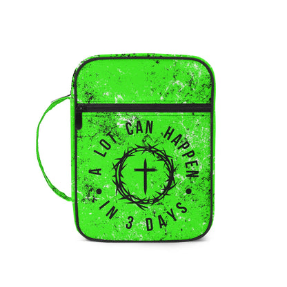 Grunge Collection - Youth Bible Cover with Pocket & Carrying Handle