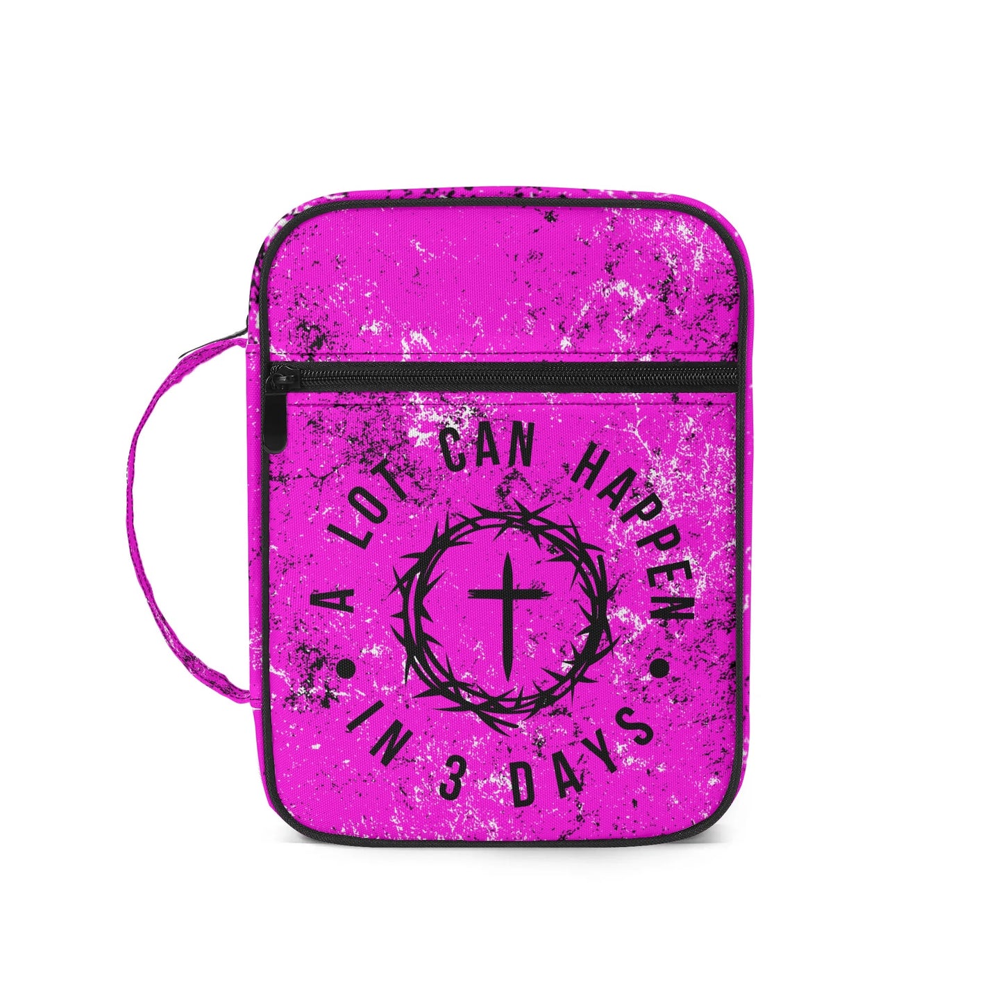 Grunge Collection - Youth Bible Cover with Pocket & Carrying Handle