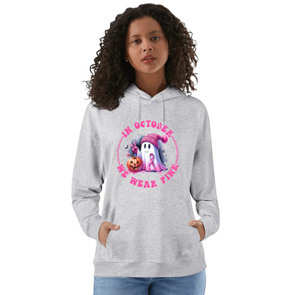 In October We Wear Pink - Unisex 100% Soft Cotton Hoodie - Fight Cancer