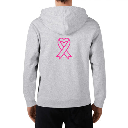 In October We Wear Pink - Unisex 100% Soft Cotton Hoodie - Fight Cancer - Front & Back Print