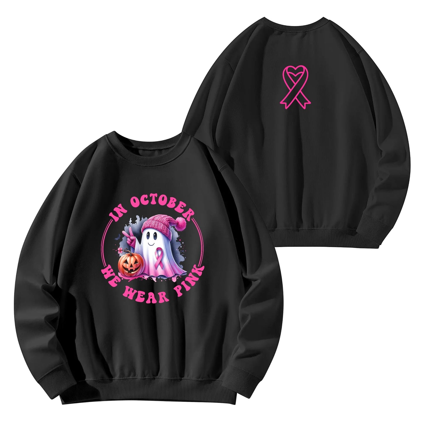 In October We Wear Pink - Unisex Soft 100% Cotton Sweatshirt