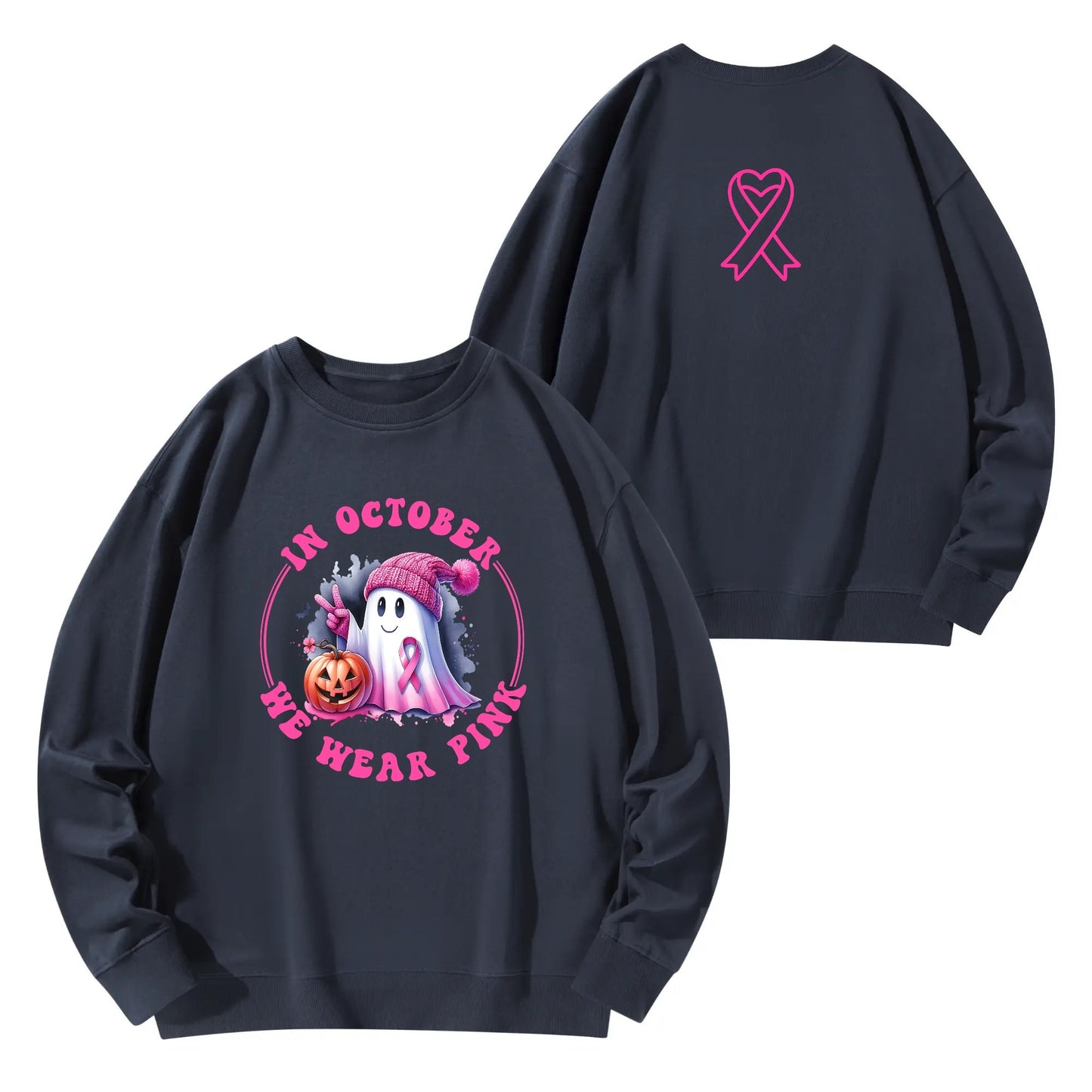 In October We Wear Pink - Unisex Soft 100% Cotton Sweatshirt