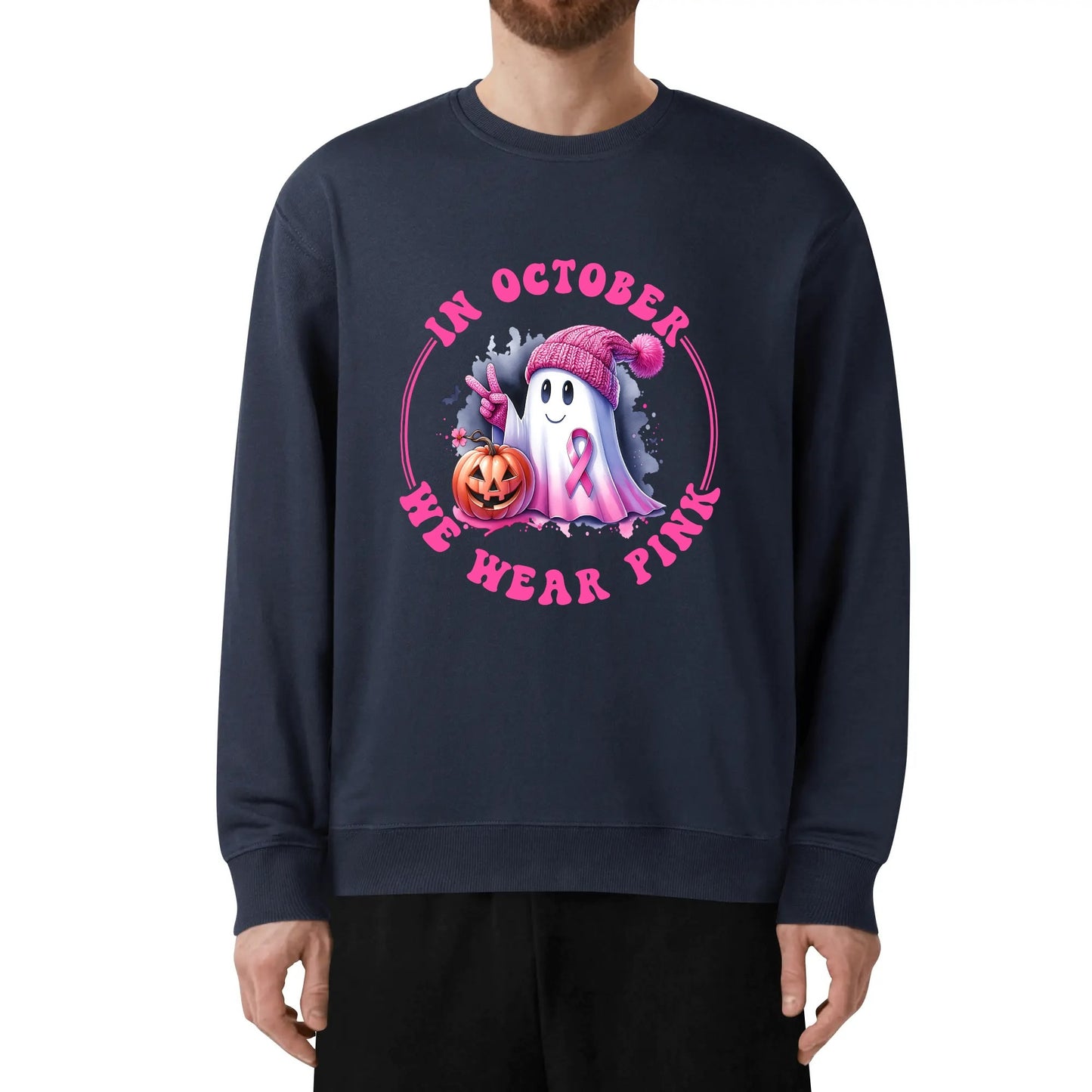 In October We Wear Pink - Unisex Soft 100% Cotton Sweatshirt