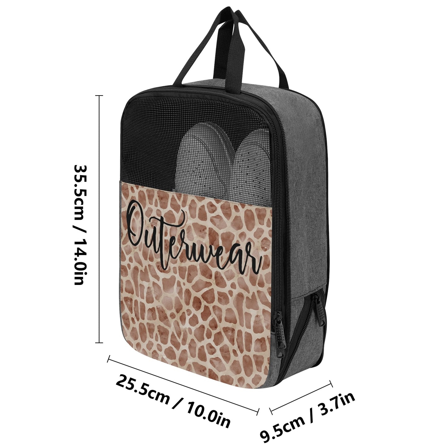 Travelling/Camping - Giraffe Print Collapsible Garment Bags - Save Space When Packing!