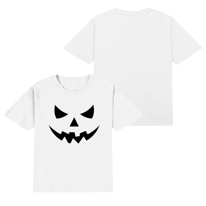 Jack O Lantern Face - Kids 100% Soft Cotton Halloween Costume T-Shirts