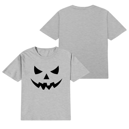 Jack O Lantern Face - Kids 100% Soft Cotton Halloween Costume T-Shirts