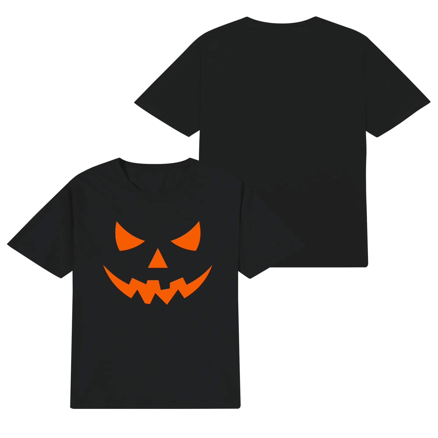 Jack O Lantern Face - Kids 100% Soft Cotton Halloween Costume T-Shirts